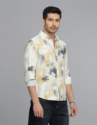 Multi Color Full Sleeves Printed Shirt