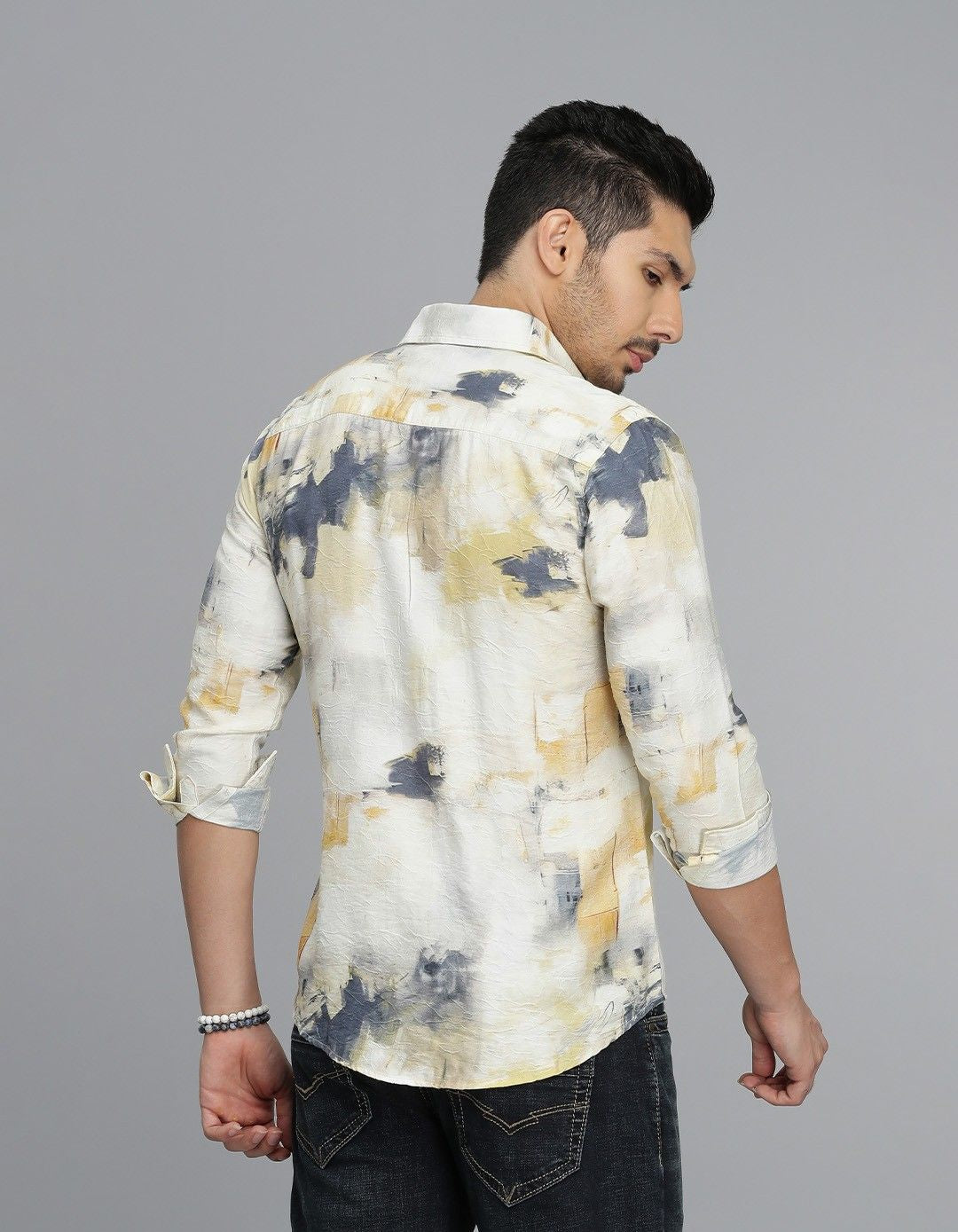 Multi Color Full Sleeves Printed Shirt