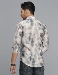 Multi Color Full Sleeves Printed Shirt