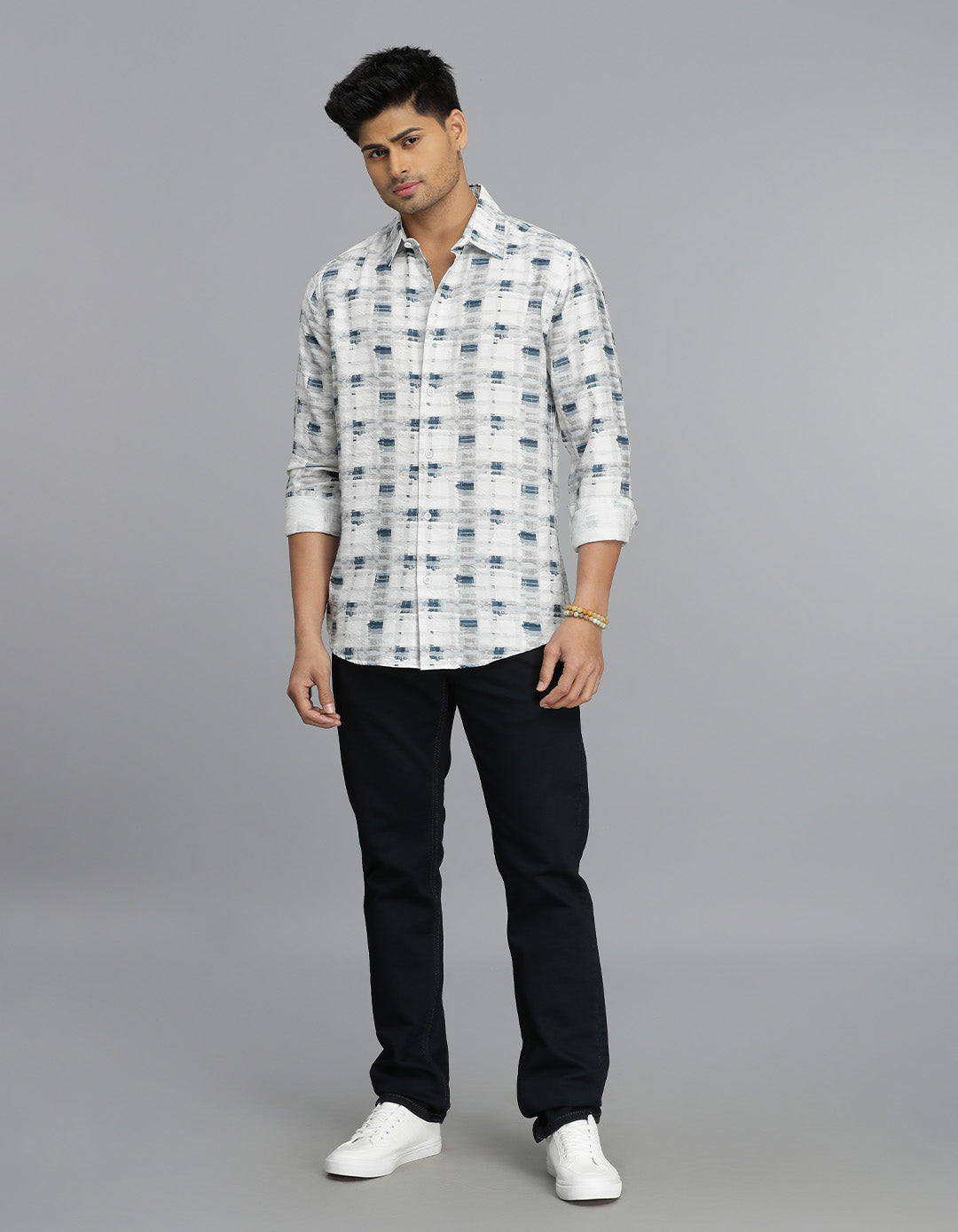 Multi Color Full Sleeves Printed Shirt