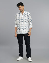 Multi Color Full Sleeves Printed Shirt