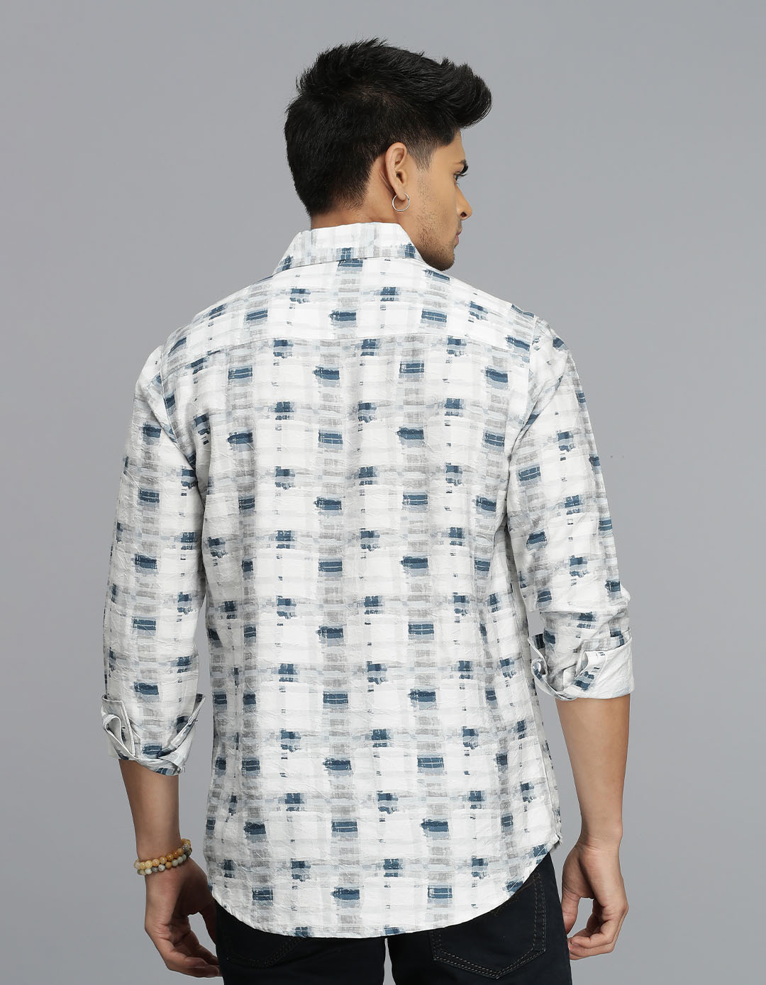 Multi Color Full Sleeves Printed Shirt