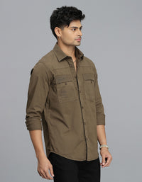 Bean Full Sleeves Cargo Shirt