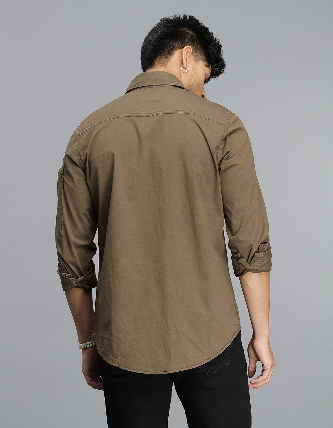 Bean Full Sleeves Cargo Shirt