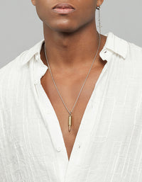 White Full Sleeves Embroidered Stitch Texture Shirt