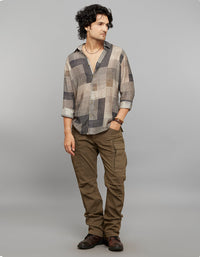 Multi Color Full Sleeves Printed Shirt