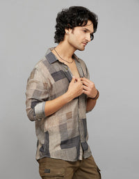 Multi Color Full Sleeves Printed Shirt