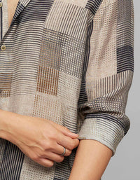 Multi Color Full Sleeves Printed Shirt