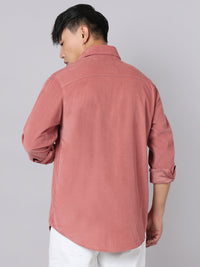 Rust (Withered Rose) Full Sleeve Corduroy Shirt