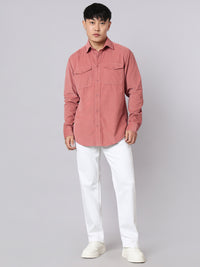 Rust (Withered Rose) Full Sleeve Corduroy Shirt