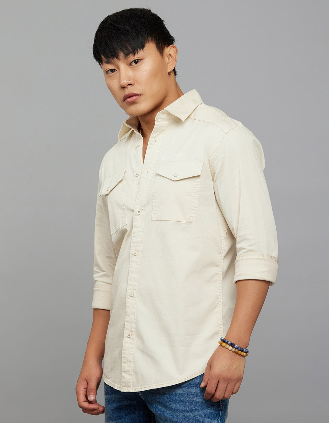 Birch Full Sleeves Cargo Shirt