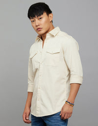 Birch Full Sleeves Cargo Shirt