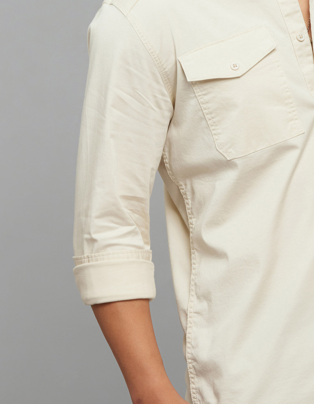 Birch Full Sleeves Cargo Shirt
