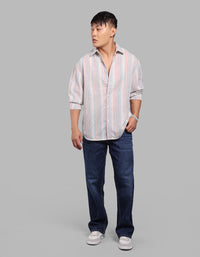 Multi Color Full Sleeve Stripe Shirt