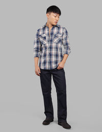 Blue Full Sleeve Check Shirt