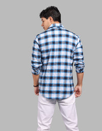 Blue Full Sleeve Check Shirt