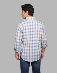 Blue Full Sleeve Check Shirt
