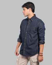 Dk Blue Full Sleeve Denim Shirt