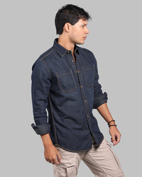 Dk Blue Full Sleeve Denim Shirt