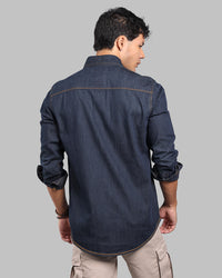 Dk Blue Full Sleeve Denim Shirt