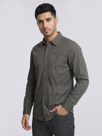 Deep Seige Full Sleeve Cargo Shirt