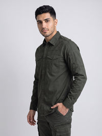 Dark Forest Full Sleeve Cargo Shirt