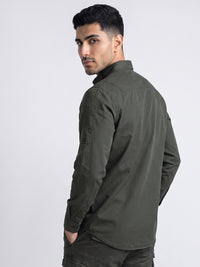 Dark Forest Full Sleeve Cargo Shirt
