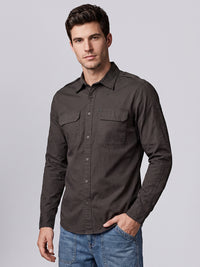 French Mole Full Sleeve Cargo Shirt