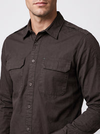French Mole Full Sleeve Cargo Shirt