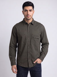 Army Full Sleeve Cargo Shirt