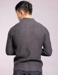 Anthra High Neck Pullover Sweater