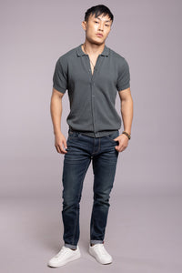 Bottle Green Flatknit Shirt