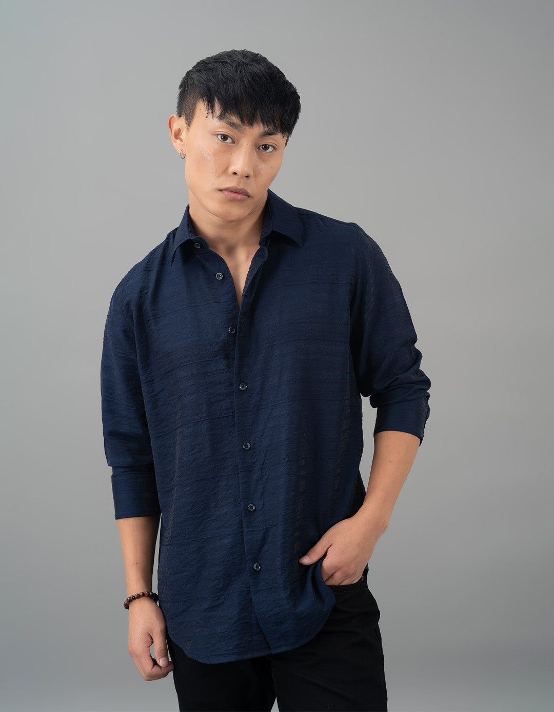 Royal Blue Full Sleeve Solid Shirt