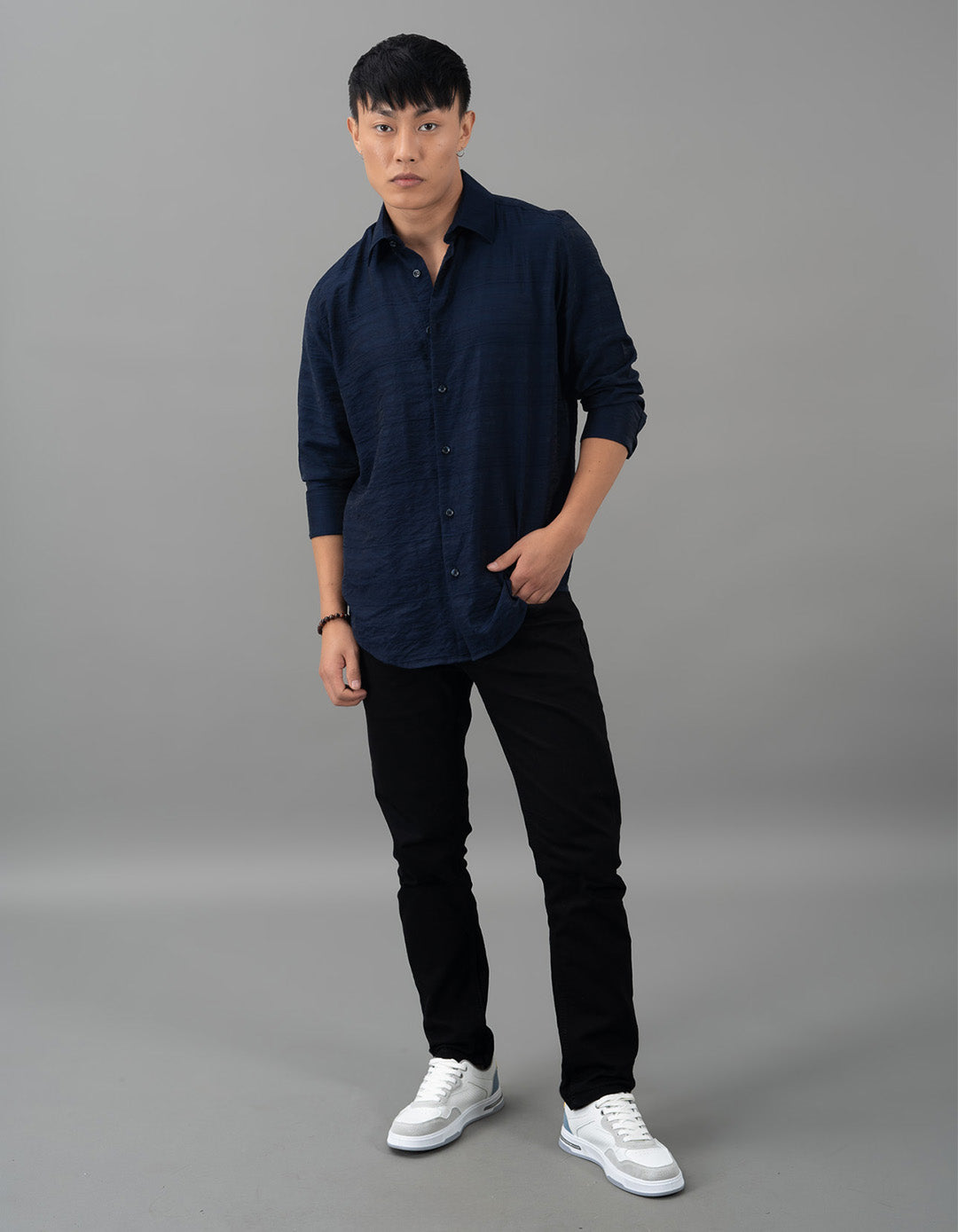 Royal Blue Full Sleeve Solid Shirt