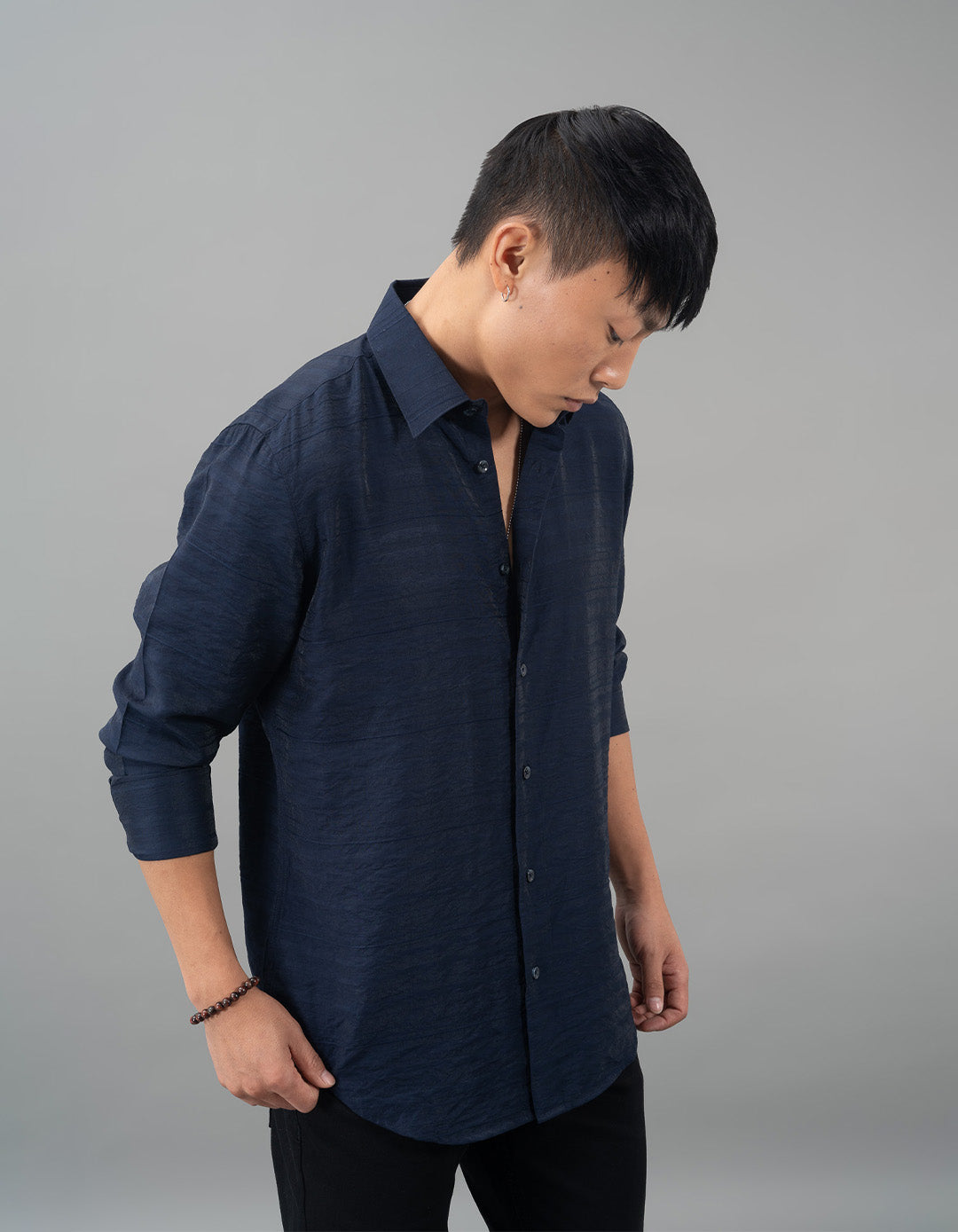 Royal Blue Full Sleeve Solid Shirt