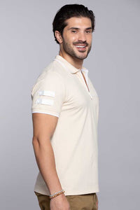 Parchmant Half Sleeves Pique Polo Tee