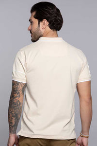 Parchmant Half Sleeves Pique Polo Tee