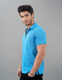 Wave Ride Half Sleeves Pioue Polo Tee