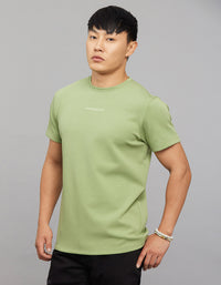 Fern Green Half Sleeves Round Neck Tee
