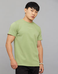 Fern Green Half Sleeves Round Neck Tee