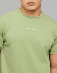 Fern Green Half Sleeves Round Neck Tee