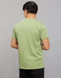 Fern Green Half Sleeves Round Neck Tee