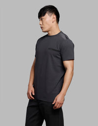 Charcoal Half Sleeves Round Neck Tee