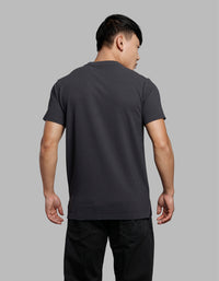Charcoal Half Sleeves Round Neck Tee