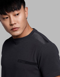 Charcoal Half Sleeves Round Neck Tee