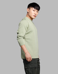 Fern Green Full Sleeves Round Neck Tee