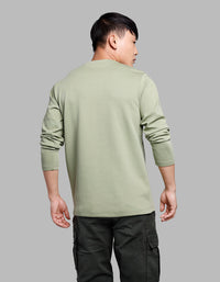 Fern Green Full Sleeves Round Neck Tee