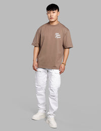 Bean Half Sleeves Oversize Tee
