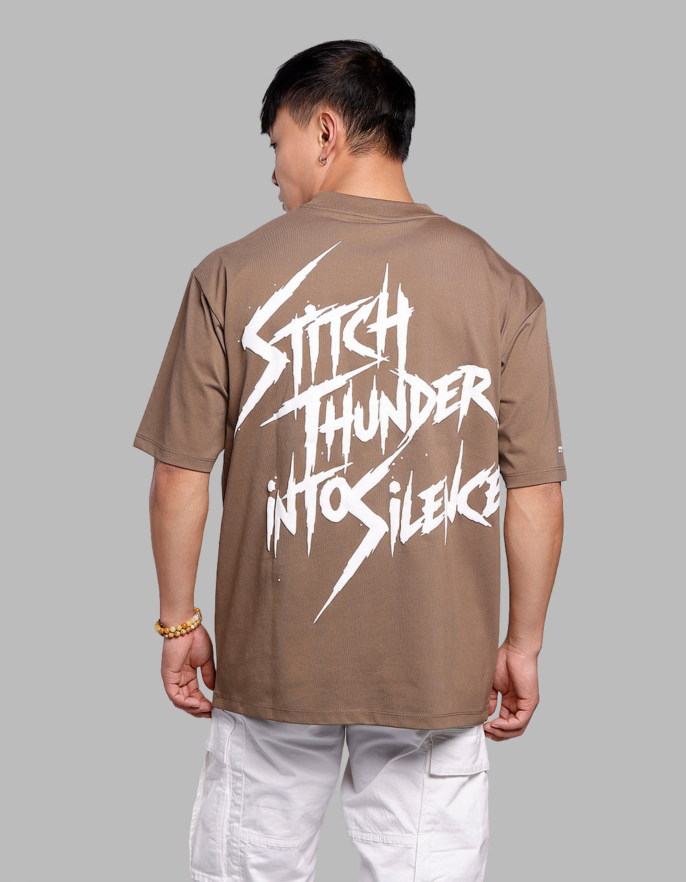 Bean Half Sleeves Oversize Tee
