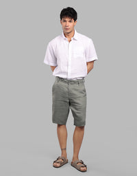 Army 100% Linen Short